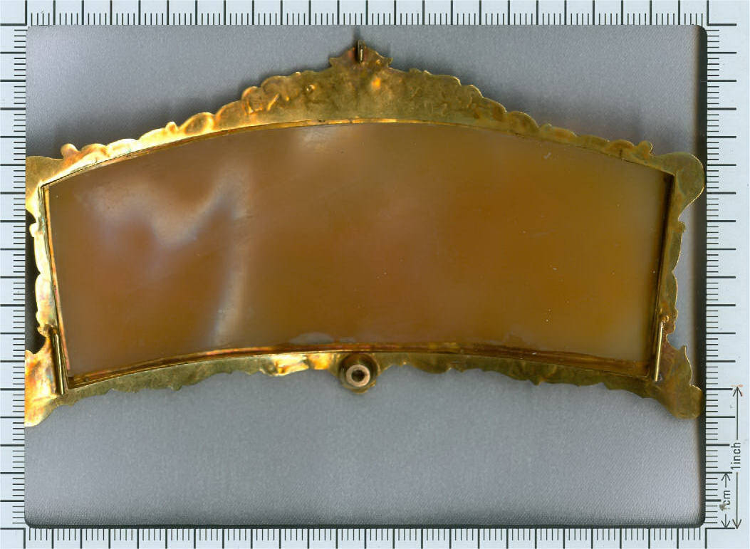 Superb Baroque style French cameo with gold mounting. A true collectors item! (image 15 of 16)